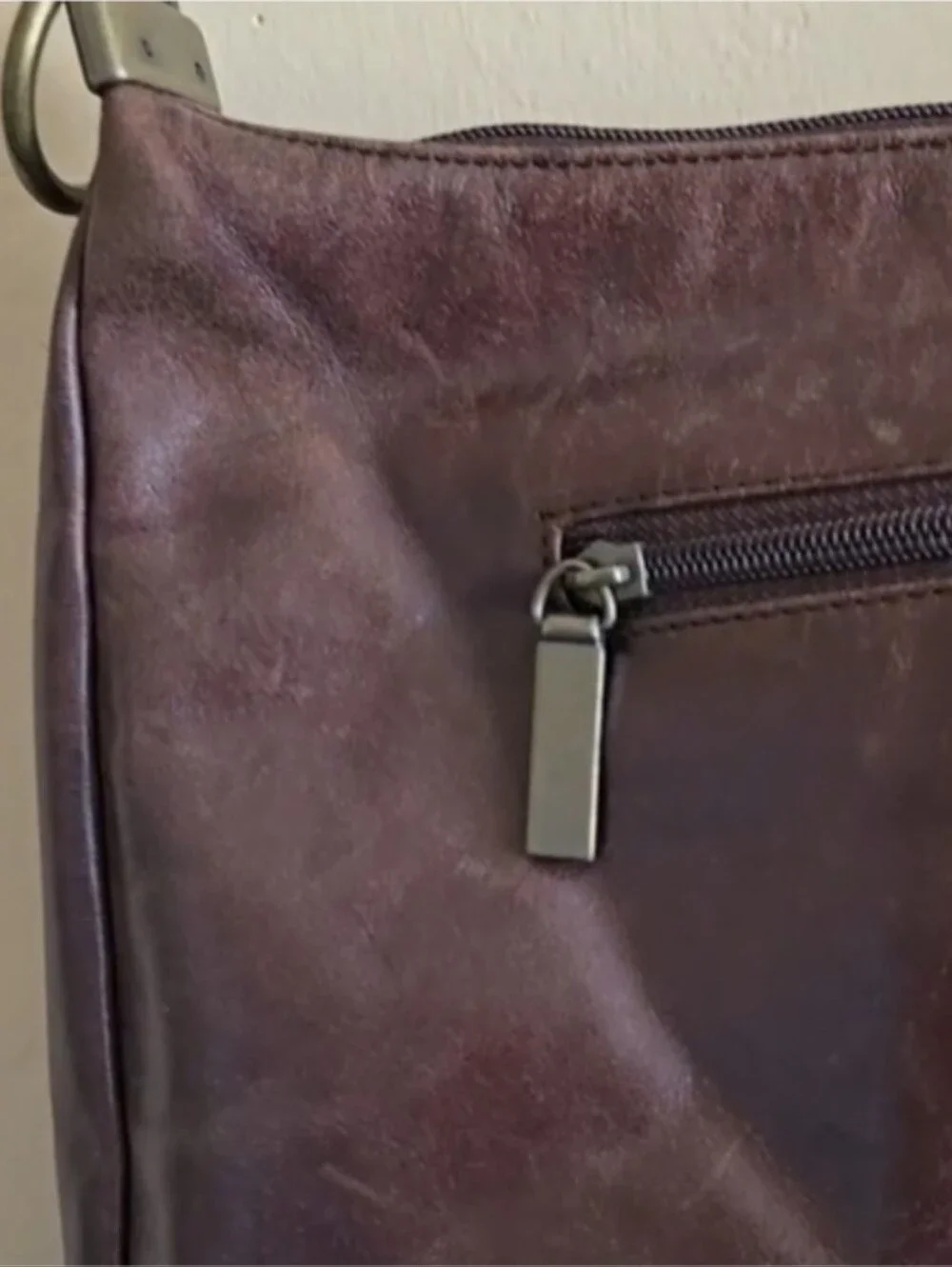Hobo International Brown Leather Hobo Bag Crossbody Purse